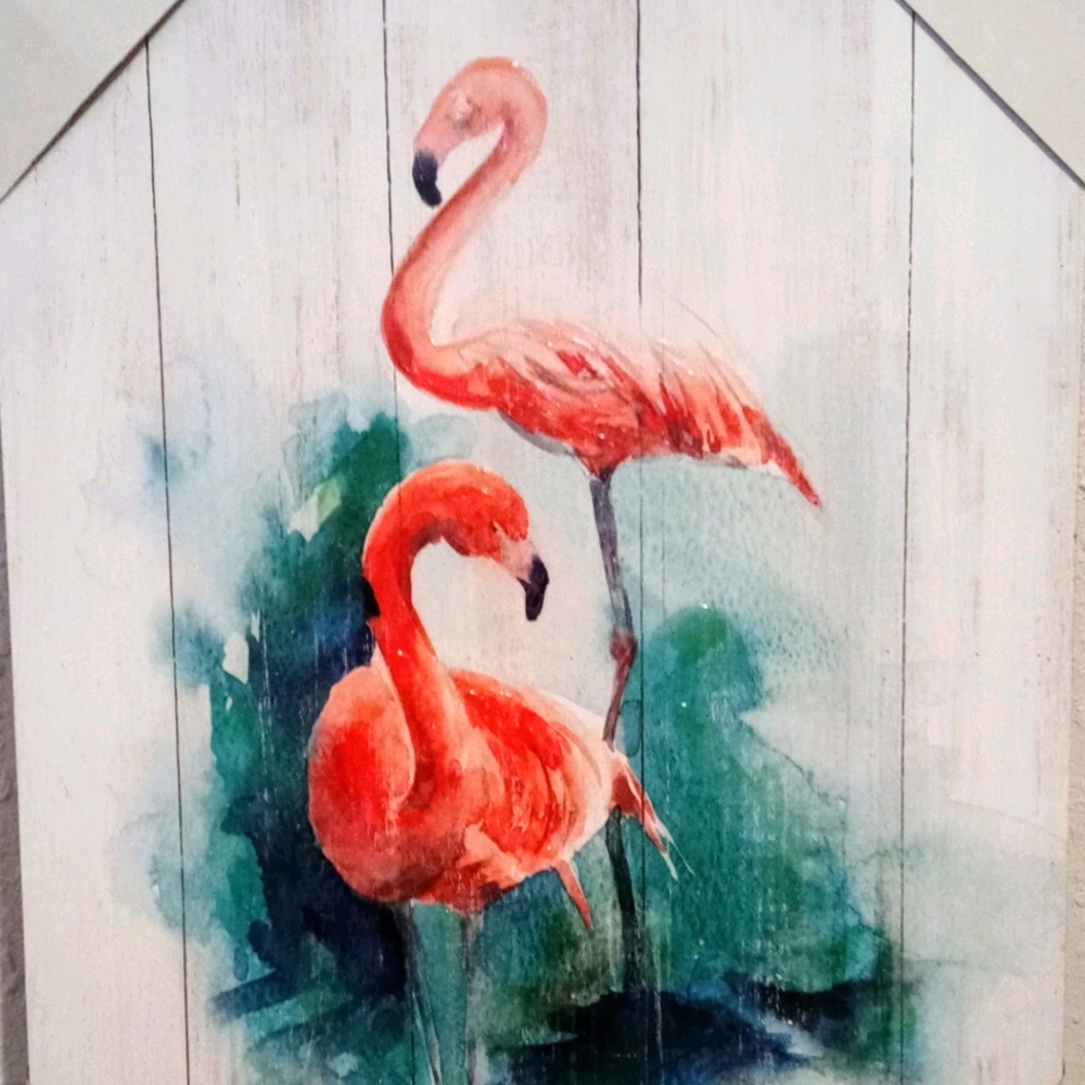 Wall decor flamingo